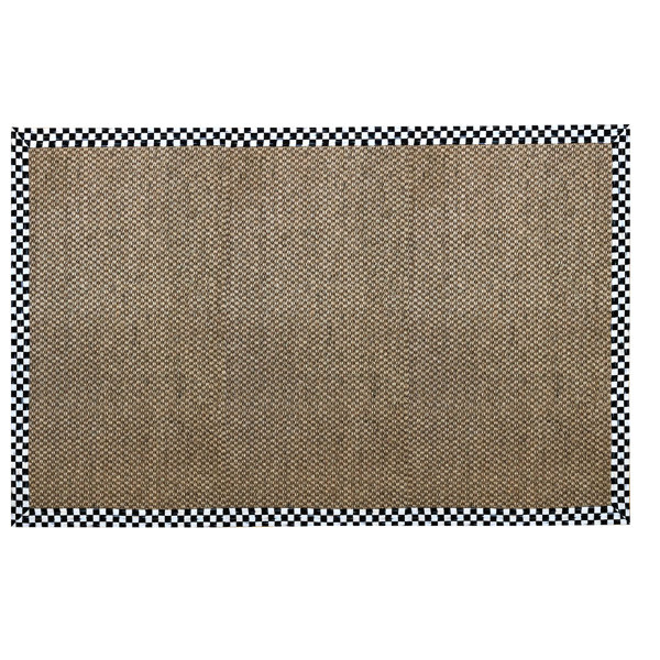 MacKenzie Childs Courtly Check® Chunky Sisal Rug Wayfair